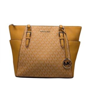 Michael Kors Mustard Yellow Signature Tote